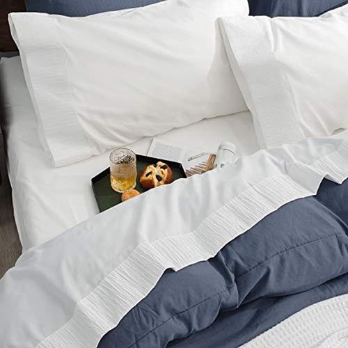 Bedsure Juego De Sábanas Blancas Tamaño King - Ropa De Cama