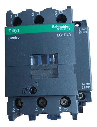 Contactor 40 Amperios 220 Volt Lc1d40m7c Schneider Electric 