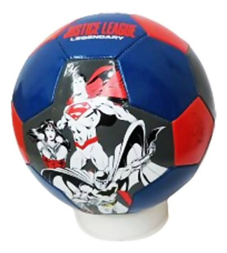 Balón Fútbol Justice League Licencia Warner Bros #5 Color Azul