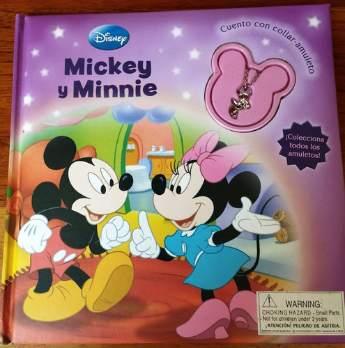 Disney. Mickey Y Minnie.  Cuento Con Cadena. Libro Nuevo