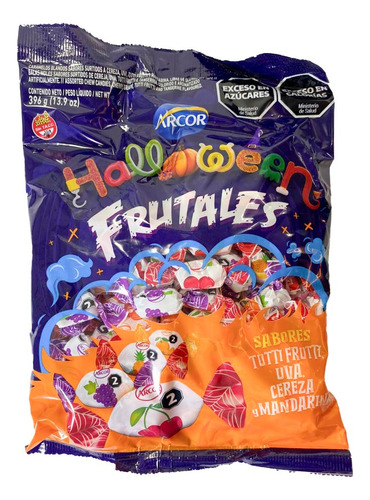 Caramelos Halloween 396 Grs X5 Paquetes Cotillon Sergio Once