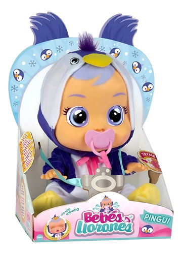 Cry Babies Muñeca Bebe Lloron Pingui Pinguino Original