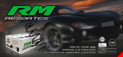Par Espirales Rm Trasero Reforzado Volkswagen Gol 96/03 Gnc