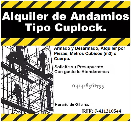 Suministro De Andamios Tipo Cuplock (Usado)