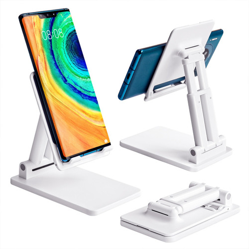 Soporte Base Celular Escritorio Para iPhone Tablet Ajustable