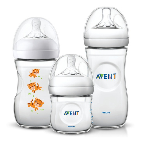 Kit Mamadeira Pétala 125ml +0m, 260ml +1m, 330ml +6m - Avent