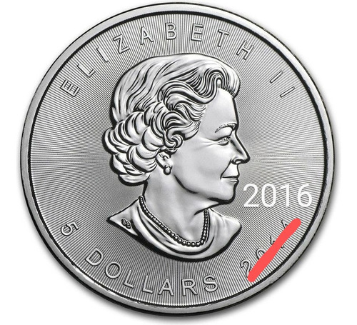 Canadian Maple Leaf Elizabeth Ii 1 Oz Plata 999