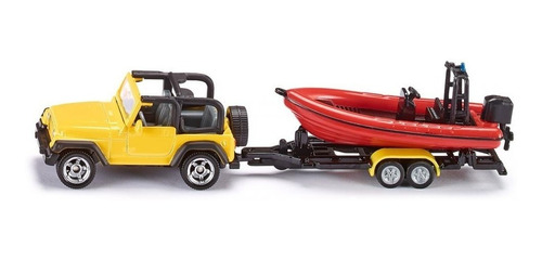 Siku Serie 16- Jeep Con Barco - Metal