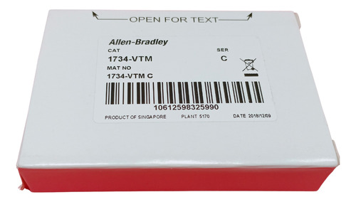 Allen Bradley 1734-vtm Modulo De Terminales De Voltaje Point