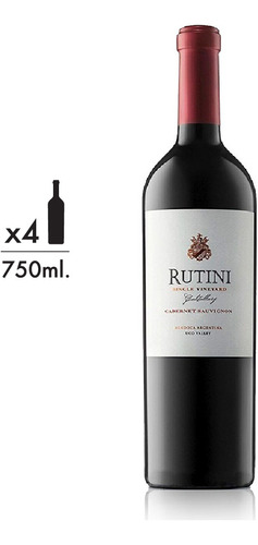 Vino Rutini Single Vineyard Altamira Cabernet S 4x750ml