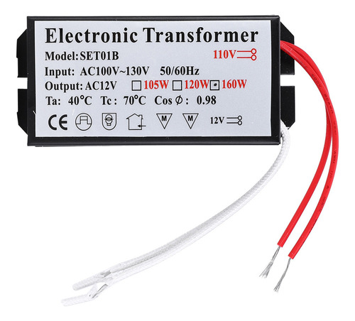 Convertidor De Voltaje Electrónico De 110v A 12v (160w)