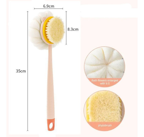 Cepillo De Baño, Cepillo De Ducha De Doble Cara Para Frotar