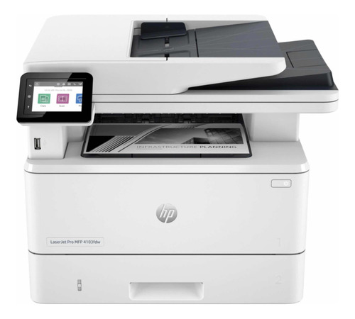 Multifuncion Laserjet Hp Pro Mfp 4103dw Monocromática Duplex