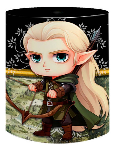 Caneca Lord Of The Rings Legolas Elfo Sindarin Terra Média