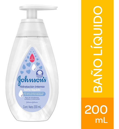 Baño Liquido Johnsons 200 Ml Glicerina