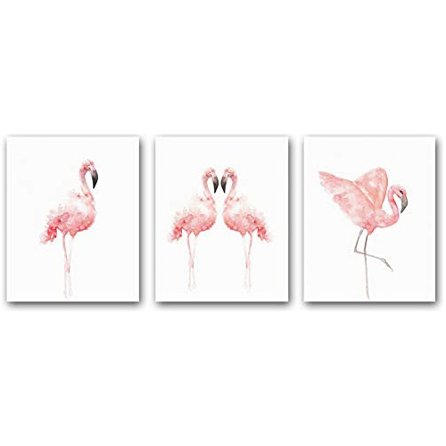 Nordic Flamingo Wall Art Prints Juego De 3 (8? X10?...