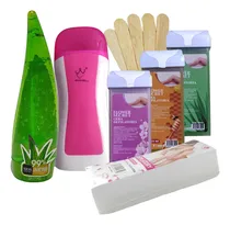 Comprar Kit Depilación Calentador + Ceras + Bandas Depilación + Gel