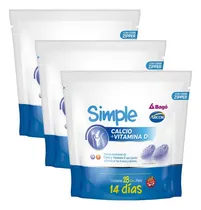 Comprar Pack Simple Calcio + Vitamina D Huesos Bago 84 Pastillas Sabor Frutos Rojos