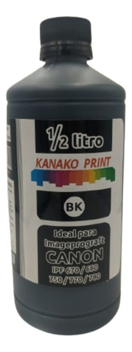  Tinta Canon Plotter Ipf De 500ml Bk