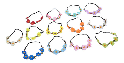 Diadema De Flores, 13 Unidades, Corona Multifuncional