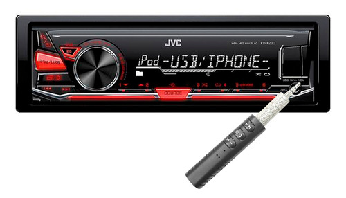 Estereo Jvc Con Receptor Bluetooth Radio Usb Aux Kdx 230