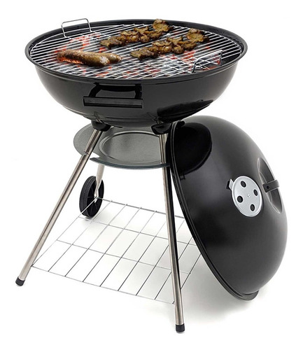 Parrilla Movil Asador Carbon Jumbo Premium Diametro 22 