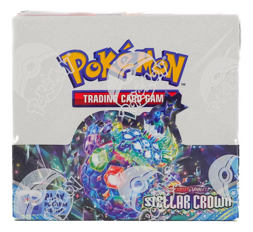 Pokemon Card Game Stellar Crown Booster Box C/36 Sobres Ing Stellar Crown Inglés