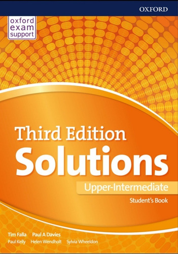 Solutions Upper-intermediate Student's Book 3 Edition Oxford