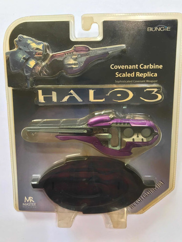 Mr Halo 3 Covenant Carbine A Escala Oficial Microsoft Studio