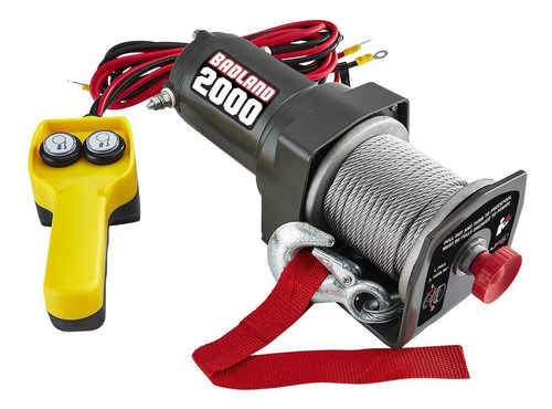 Cabrestante Winch 12 V Badlan De 2000 Lbs