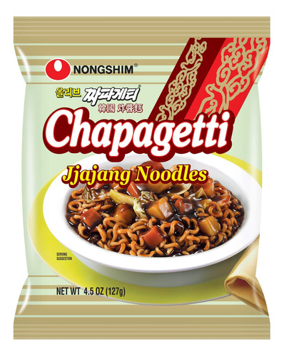 Nongshim Fideos Chapagetti, 4.5 Onzas