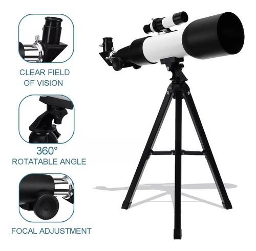 Telescopio Astronomico Refractor Monocular 60mm Gran Aumento
