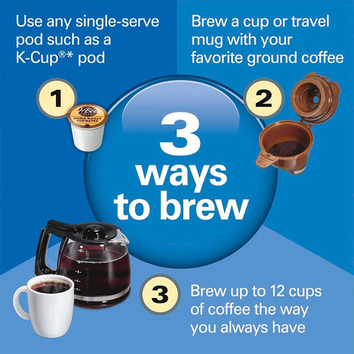 Cafetera 2 Vias Flexbrew Trio Hamilton Beach Ref