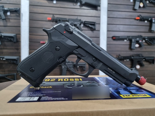 Imagem 4 de 9 de Airsoft Pistola Rossi Beretta M9 Fullmetal Blowback 6mm