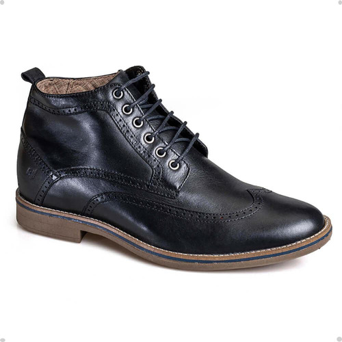 Bota Rafarillo Masculina Couro Aumenta Altura Windsor