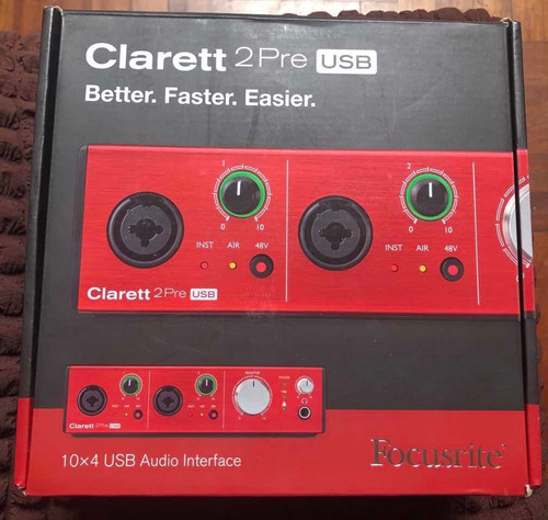Focusrite Clarett 2pre Interfaz De Audio Profesional Usb