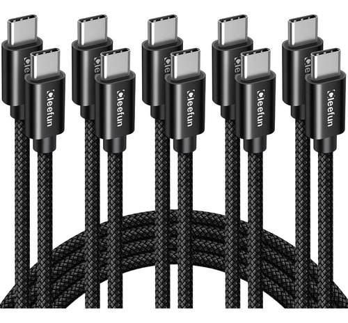 Cable Usb C A Usb C [paquete De 5, 3/3/6/6/10 Pies], Cleefun