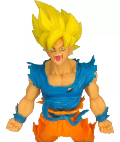 Boneco Dragon Ball Z - Goku Super Sayajin 20cm Cabelo Loiro