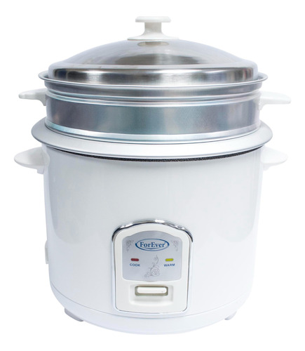 Olla Arrocera Vaporera - Tapa De Acero -1,5lb, 8tazas - 500w