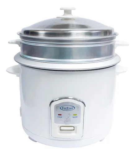 comprar Olla Arrocera Vaporera - Tapa De Acero -1,5lb, 8tazas - 500w