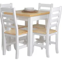 Comprar Mesa Libro 75x65 +6 Sillas Comedor Extensible Plegable Color
