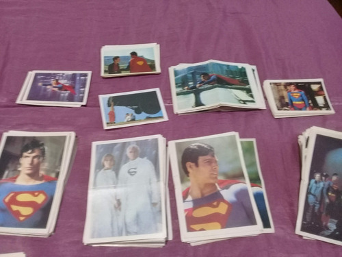 124 Figurinhas Álbum Superman O Filme Sem Uso- 1979 - Lote 4 Super Homem (Usado)