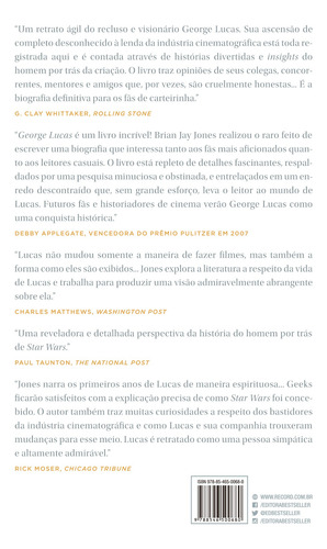 George Lucas: uma vida, de Jay Jones, Brian. Editorial Editora Best Seller Ltda, capa mole em português, 2017