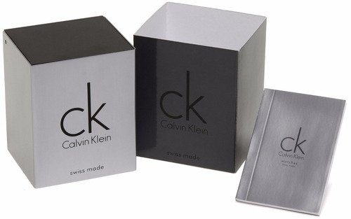 Reloj Calvin Klein Hombre Minimal K3m2t124 Plata Dial Gris
