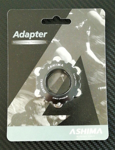 Imagen 2 de 5 de Ashima Adaptador Para Rotor De 6 Tornillos A Maza Centerlock
