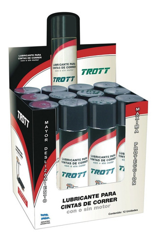 Lubricante Trott Para Cinta De Correr Y Caminar X 12u  440cc