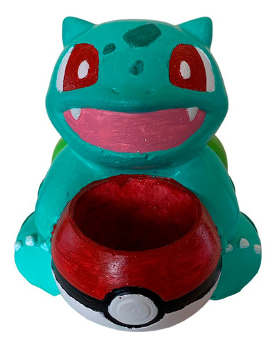 Maceta Bulbasaur- Cemento