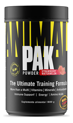 Suplemento Completo Vitaminas Animal Pak Universal Nutrition Sabor Strawberry Watermelon 600gr