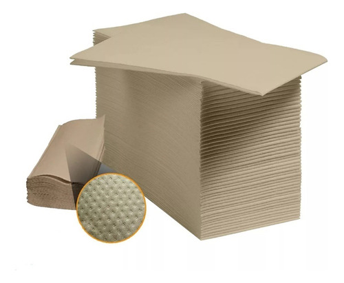 Toallas Papel Intercaladas Beige Medidas 20x24 Codigo 2500