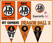 Comprar Kit Imprimible Express Personalizado- Dragon Ball Z